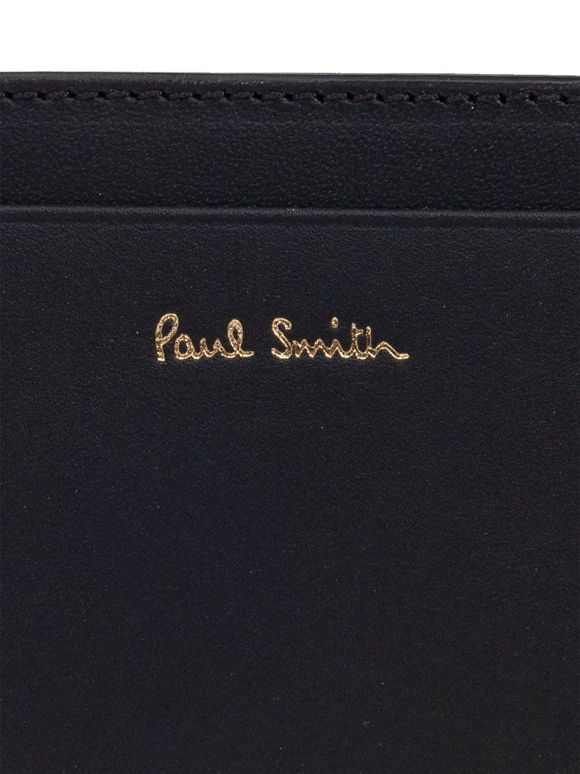 Paul Smith Rectangular Black Calf Leather Wallet With Interior