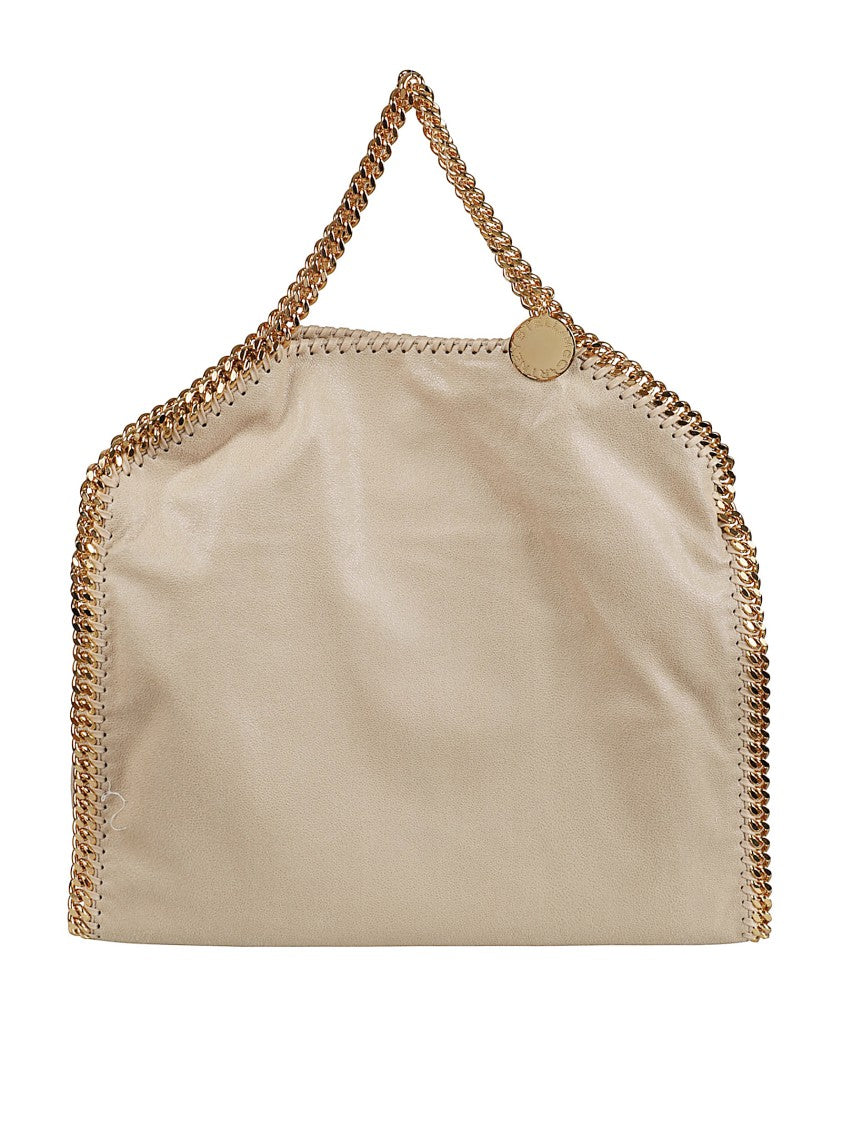 Stella Mccartney Slouchy Top Handle Bag With Chain Trim