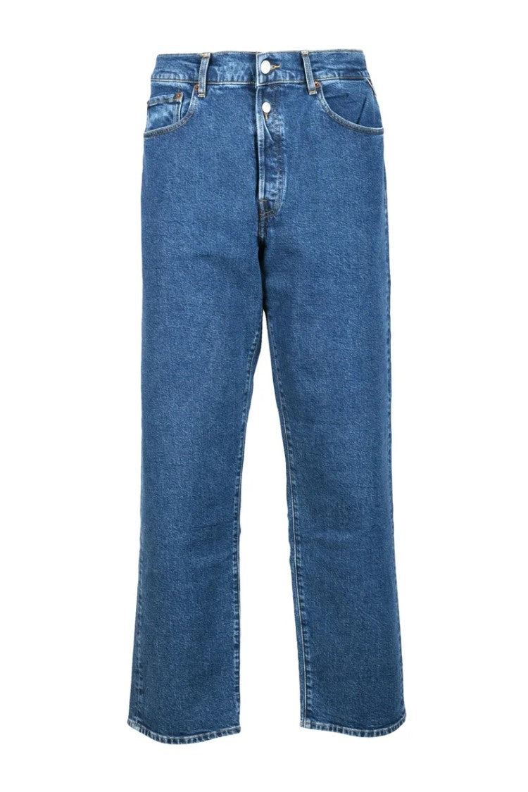 Replay Blue Straight Stretch Jeans