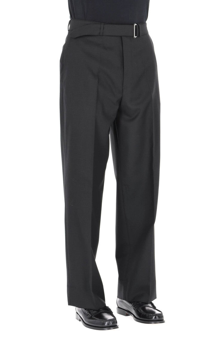 Officine Generale Nash Model Virgin Wool Trousers