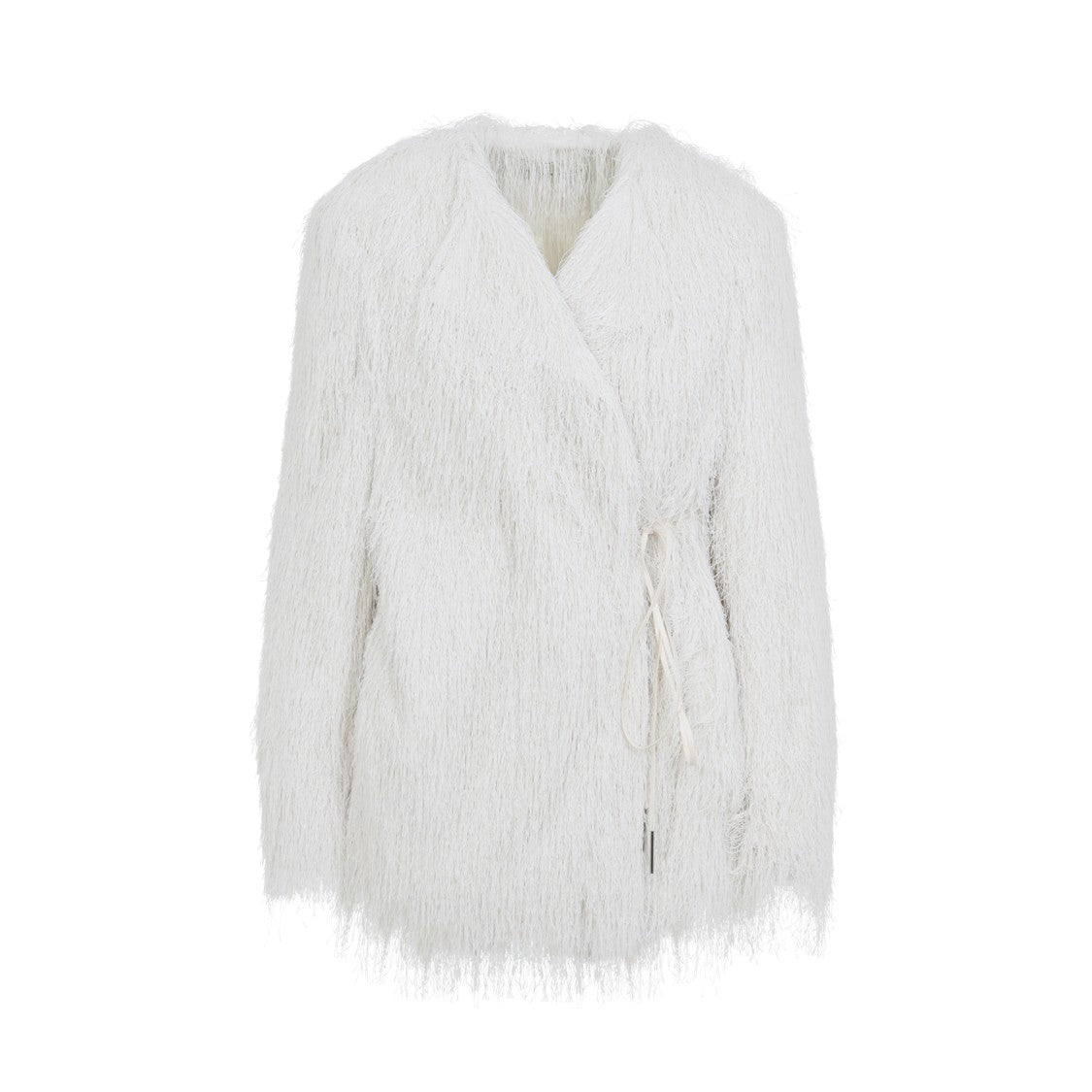 Dries Van Noten White Rivla Short Coat