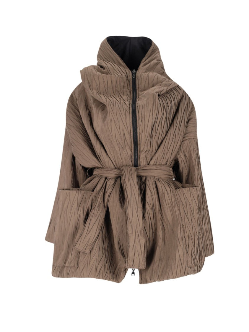 Kimono Rain Reversible Raincoat – Brown/Black