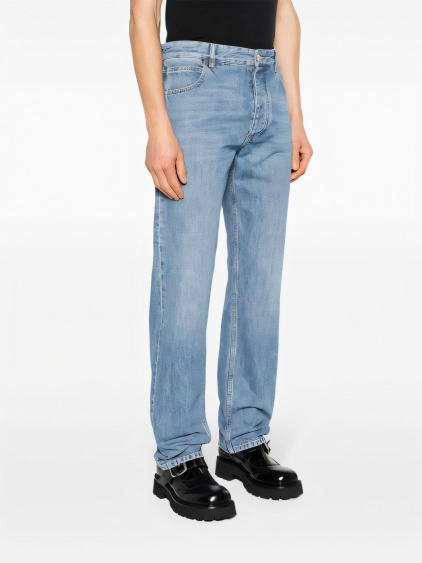 Bottega Veneta Classic Straight-Leg Denim Pants