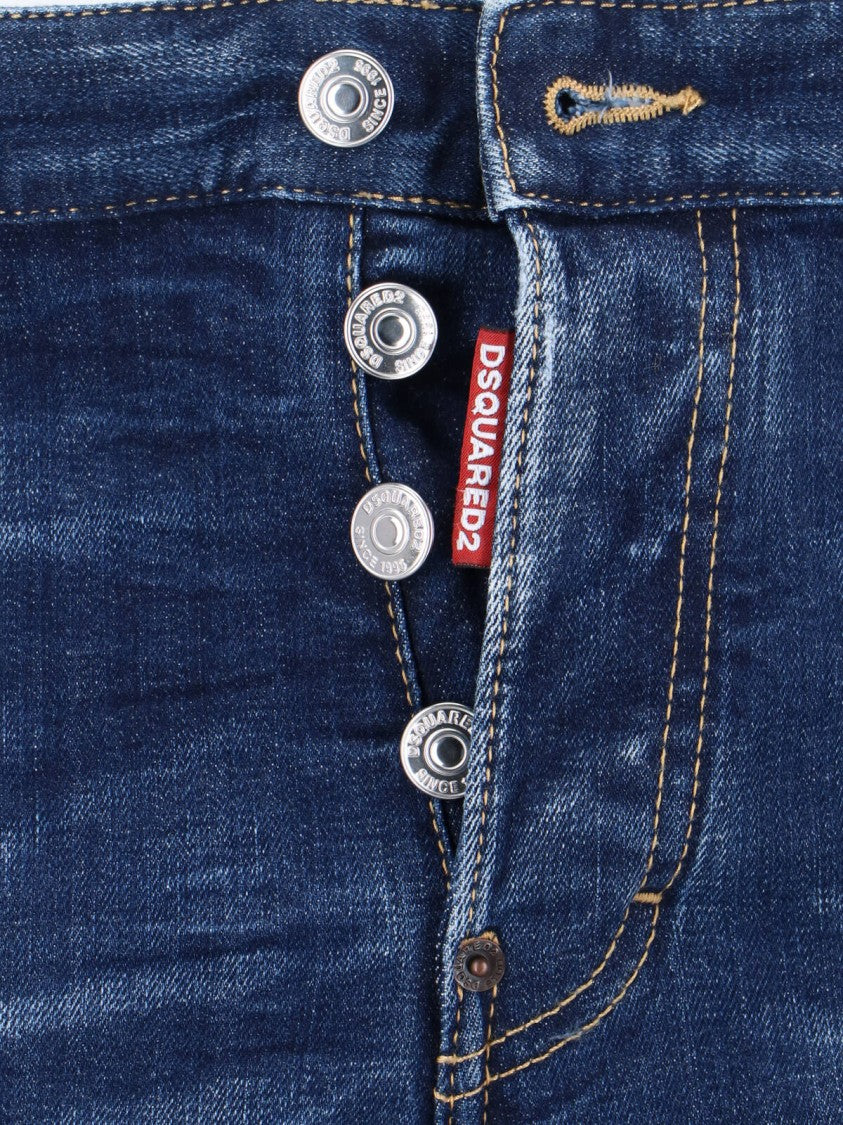 Dsquared2 Straight-Leg Jeans With Traditional Five-Pocket Design