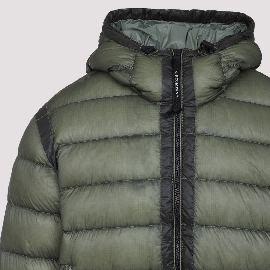 C.P. Company Hooded Quilted Down Jacket