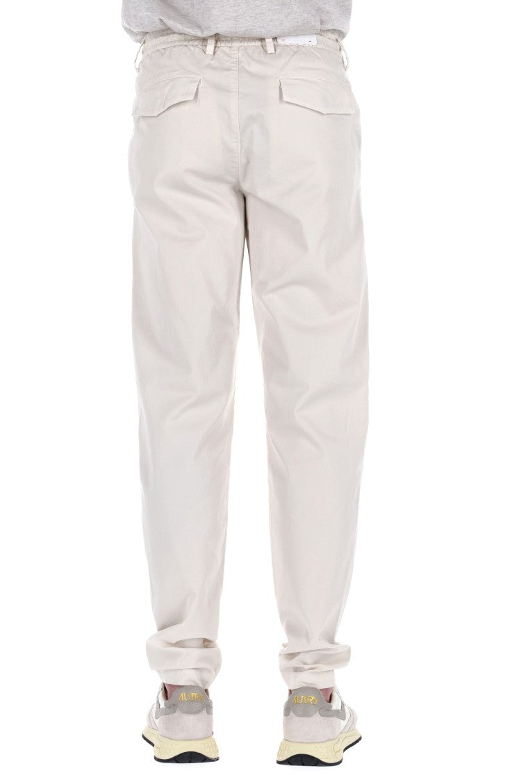 Eleventy Comfort Cotton Drawstring Trousers
