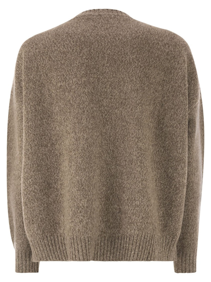 Max Mara Sibari - Crew Neck Jumper In Wool Yarn