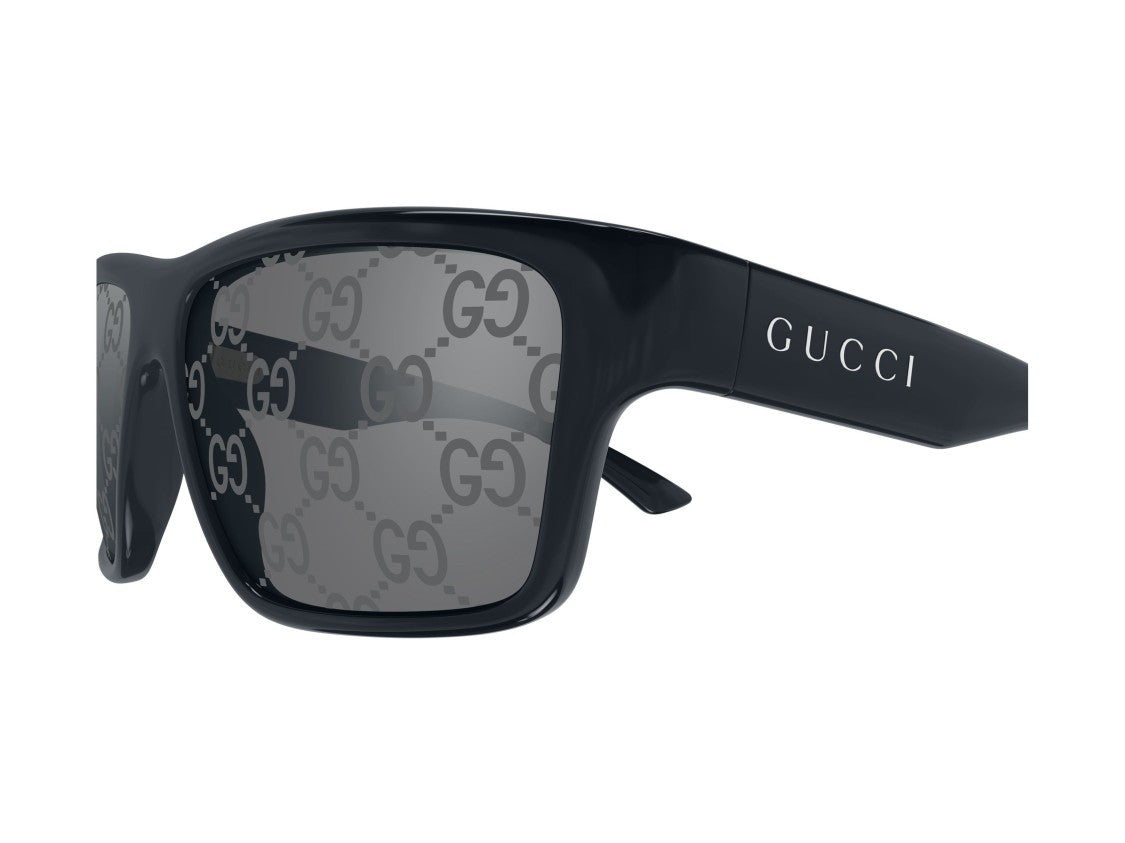 Gucci Gg2239s Black Oversized Square Frame Sunglasses
