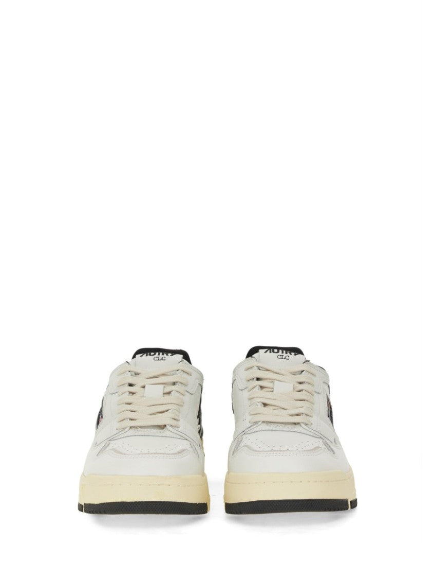 Autry Classic Low-Top Sneakers With Cow Leather And Suede Accents