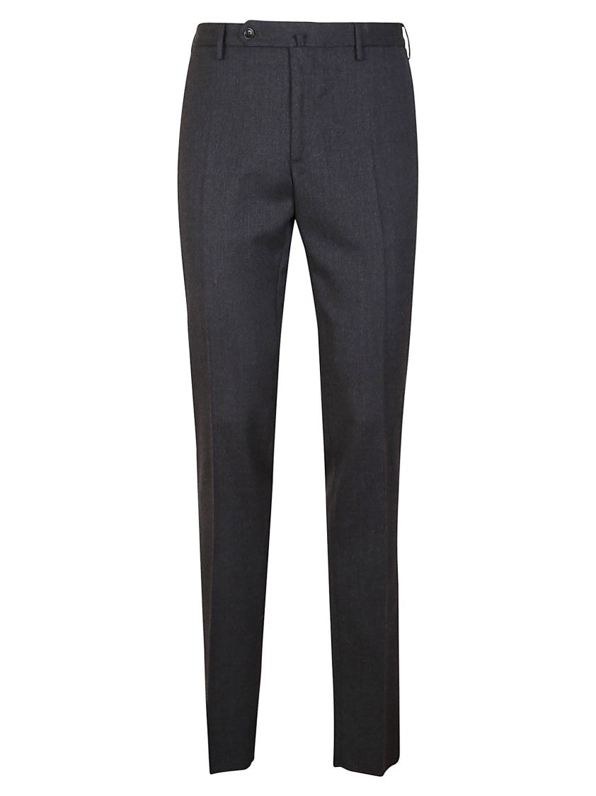 Incotex Tailored Wool Trousers With Classic Waistband