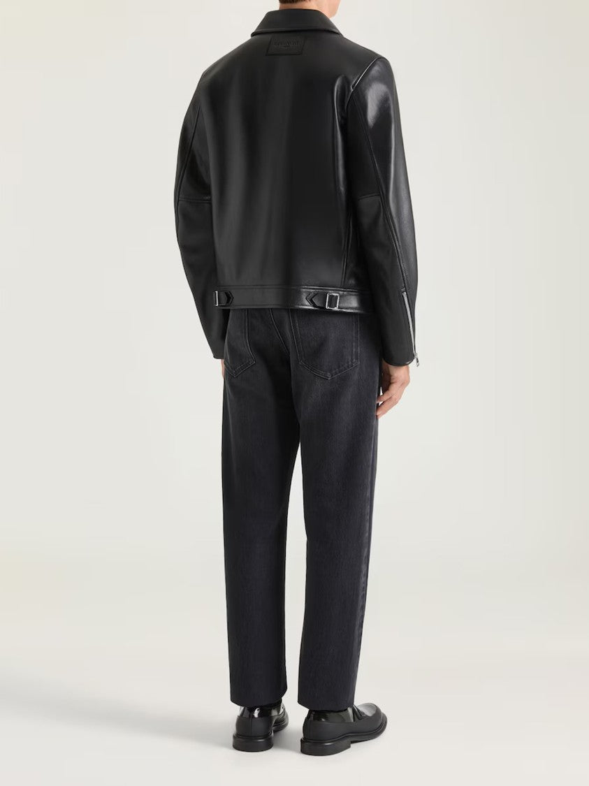 Givenchy Straight Couture Seam Black Denim Jeans