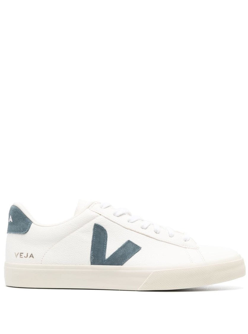 Veja Campo Low-Top Sneakers In Off-White Leather