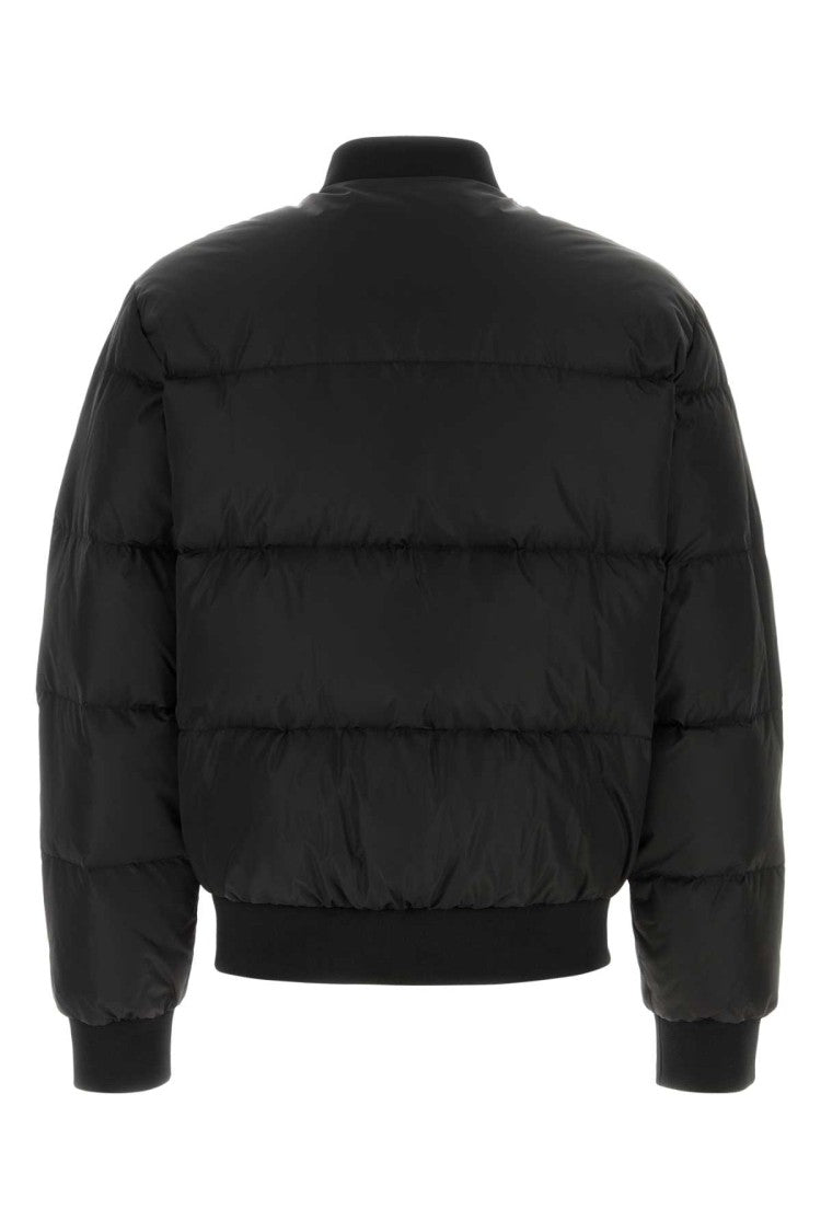 Dsquared2 Black Nylon Easy Puffer Down Jacket