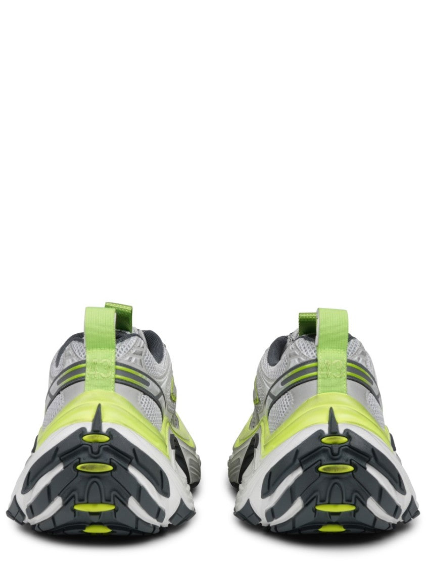 Balenciaga Sporty Sneakers With Chunky Sole And Reflective Details