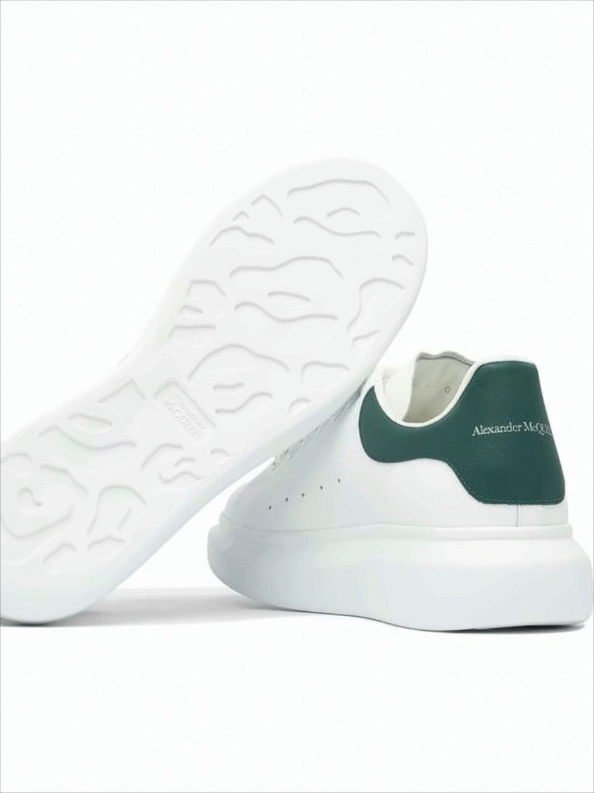 Alexander Mcqueen Minimalist White Calf Leather Sneakers
