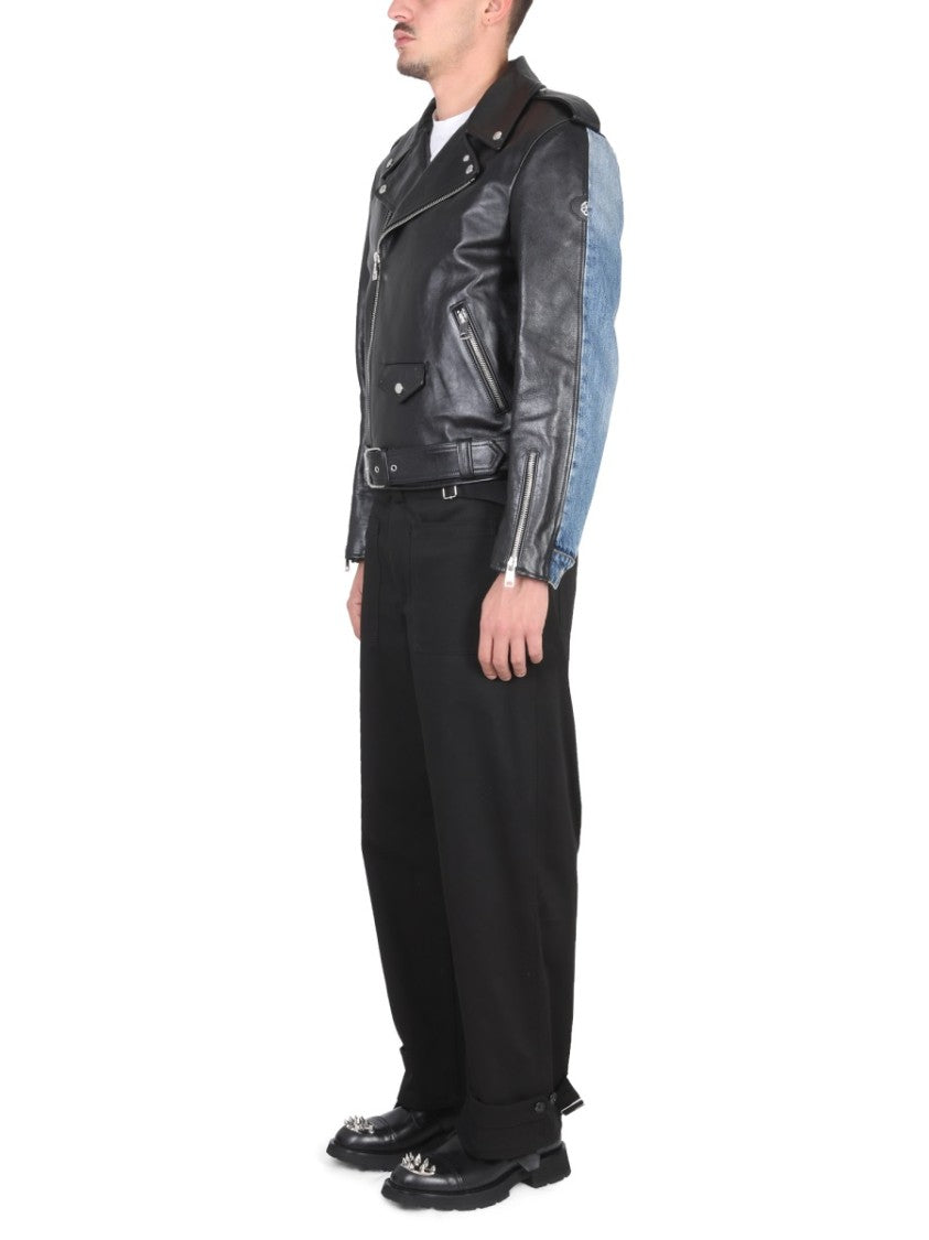 Alexander Mcqueen Relaxed Fit Black Cargo Pants