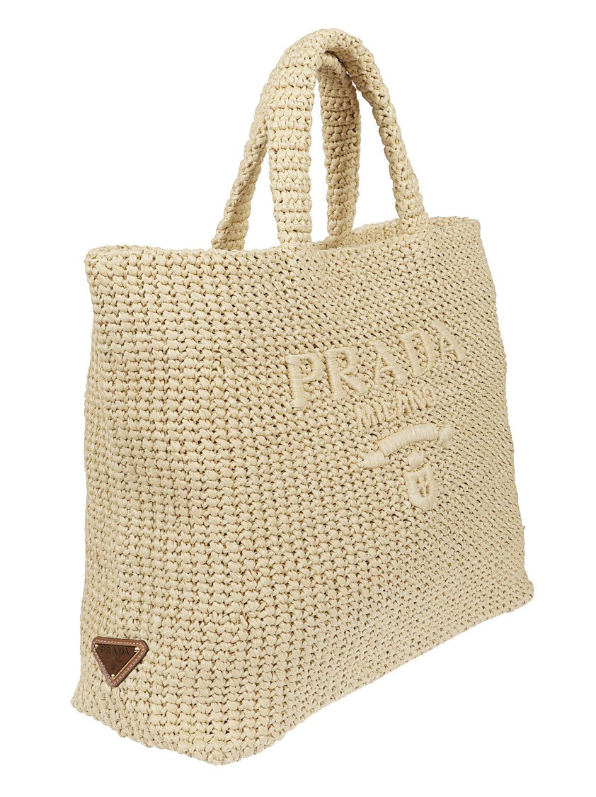 Prada Crochet Texture Tote Bag