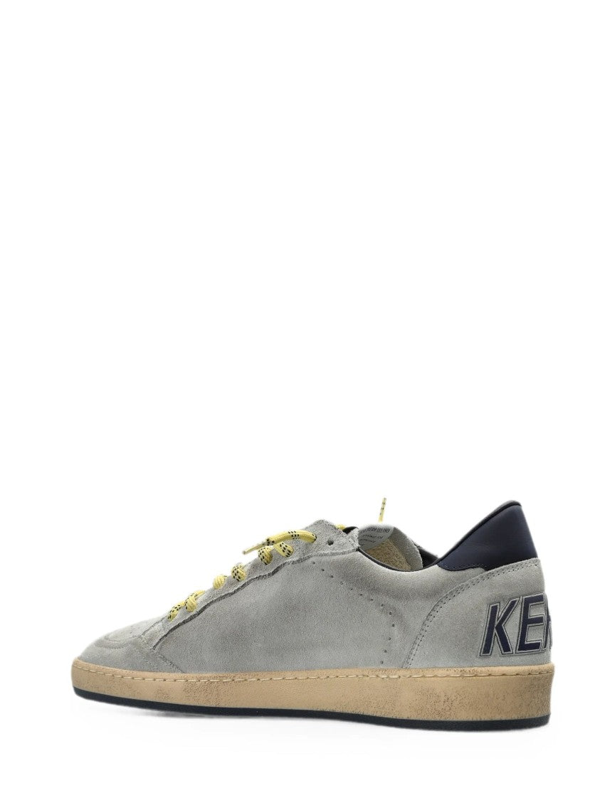 Golden Goose Blue Suede Ballstar Sneakers