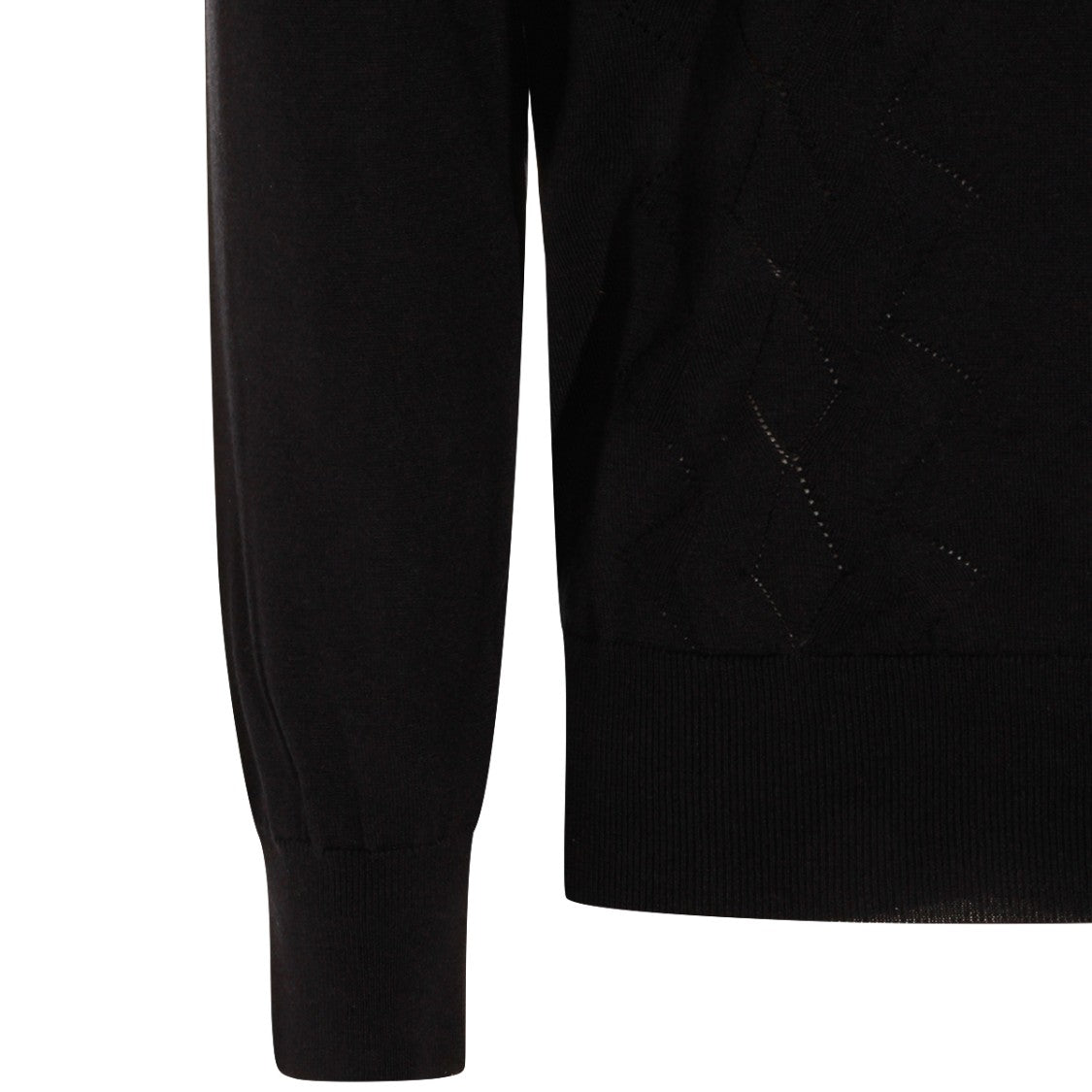 Piacenza Cashmere Long-Sleeve Button-Up Shirt With Subtle Zigzag Pattern
