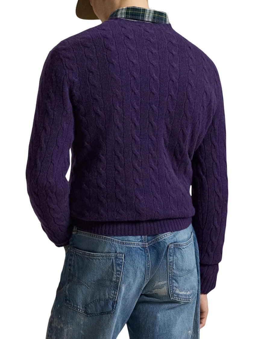 Polo Ralph Lauren Cable Knit Crewneck Pullover Sweater