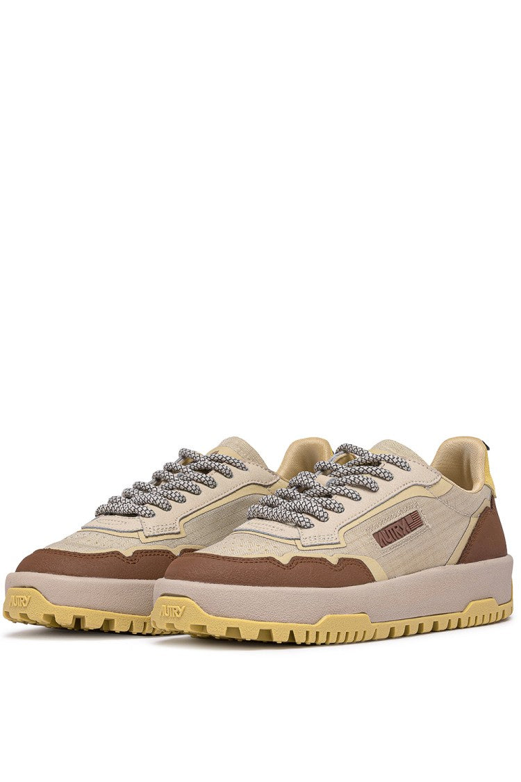 Autry Women’S Wildpace Model Cordura And Leather Sneakers