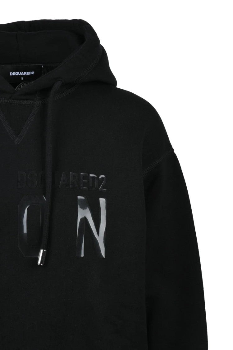 Dsquared2 Relaxed-Fit Black Hoodie