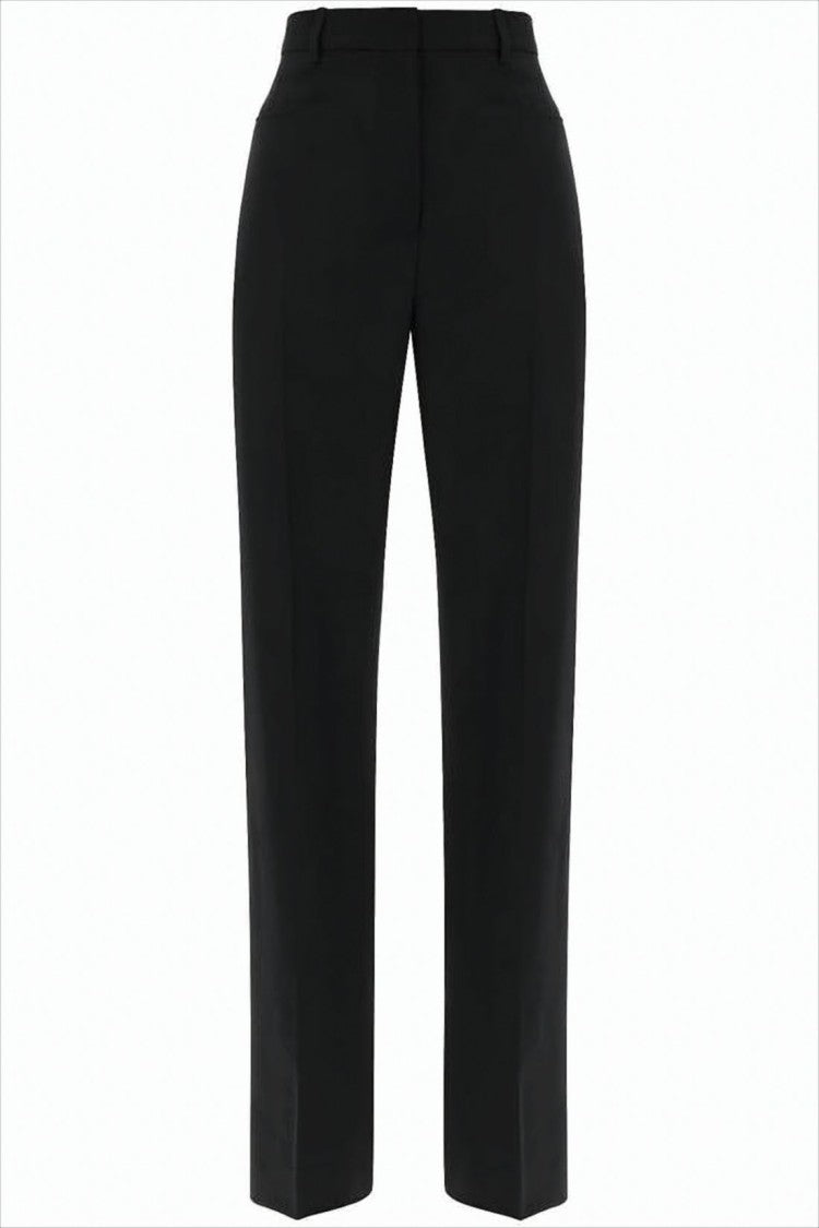Jacquemus High-Waist Tailored Suit Pants With Flared Hem