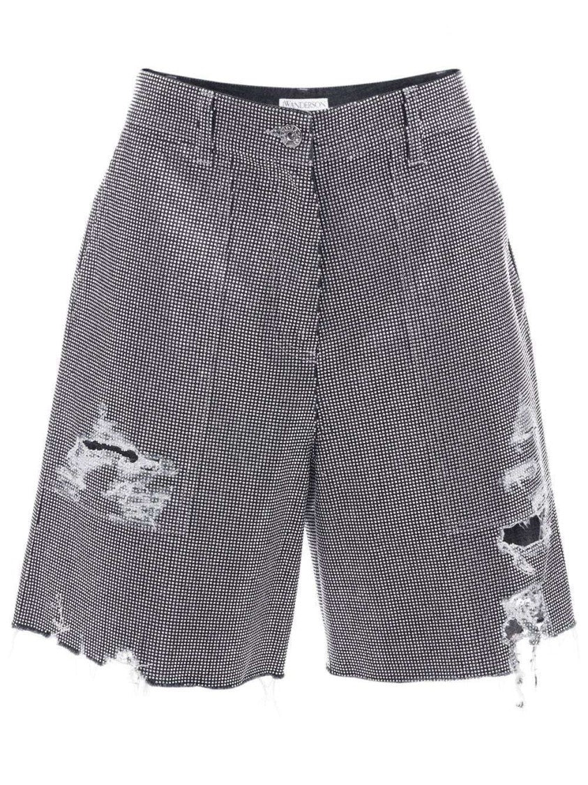 J. W. Anderson Studded Cotton Shorts