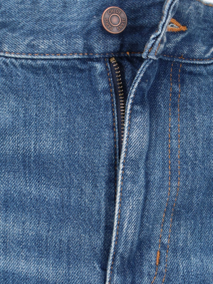 Chloé Wide-Leg Jeans – Blue