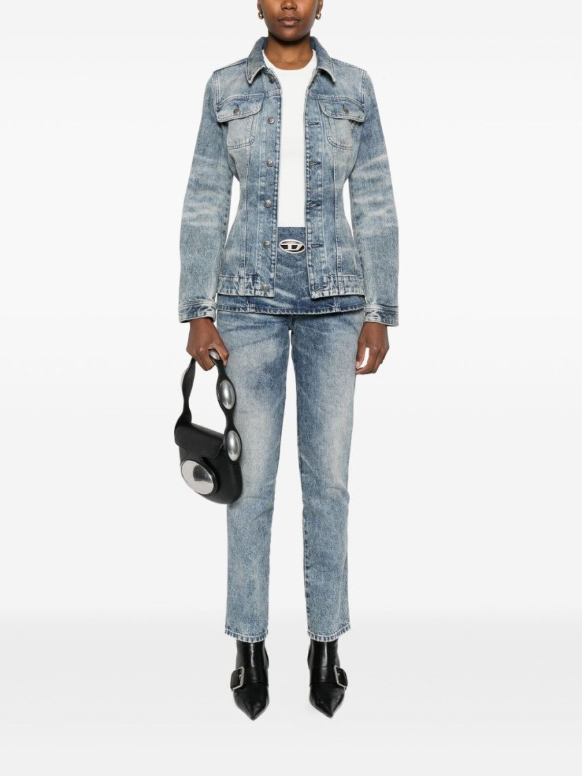 Diesel Light Blue Acid Wash Jeans