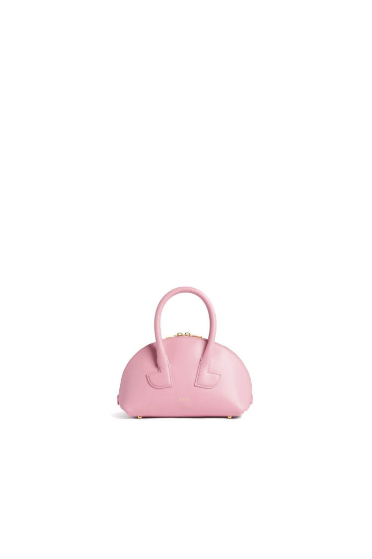 Patou Smooth Leather Bowling Handbag
