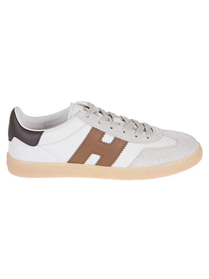 Hogan Butter Suede Low-Top Sneakers With Memory Foam Comfort