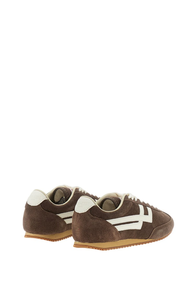 Pro Dark Brown Racer 81 Suede Sneakers