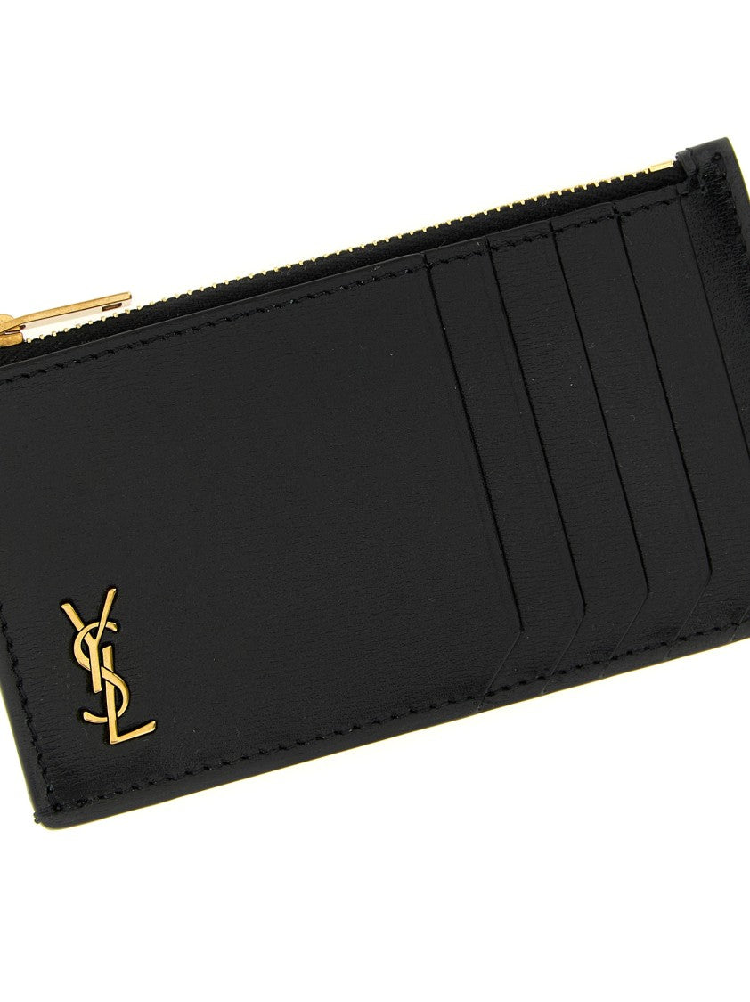 Saint Laurent Fragments Tiny Cassandre' Card Case