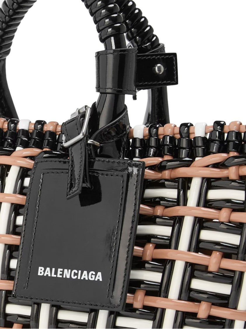 Balenciaga Bistro Basket Braided Tote Bag