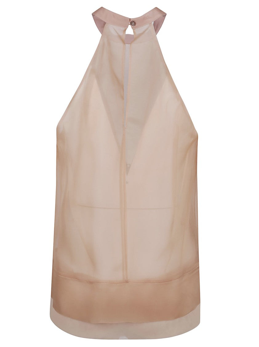 Pinko Transparent Organza Top