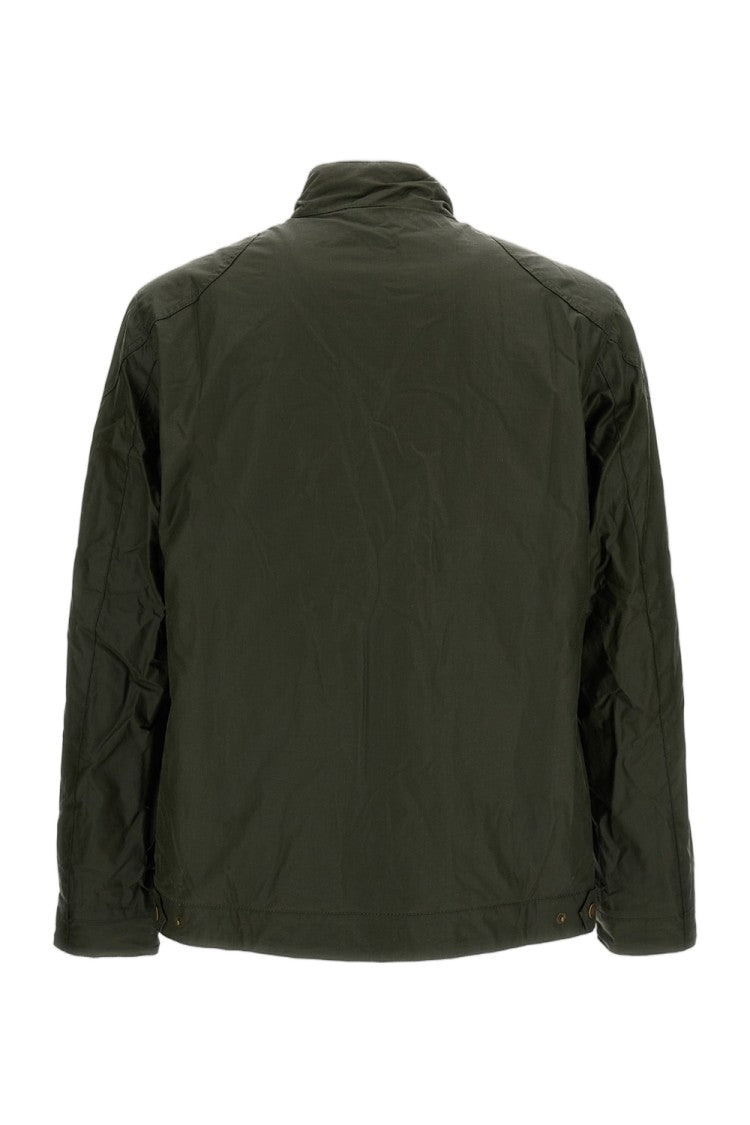 Barbour Black Winter Merton Waxed Cotton Jacket