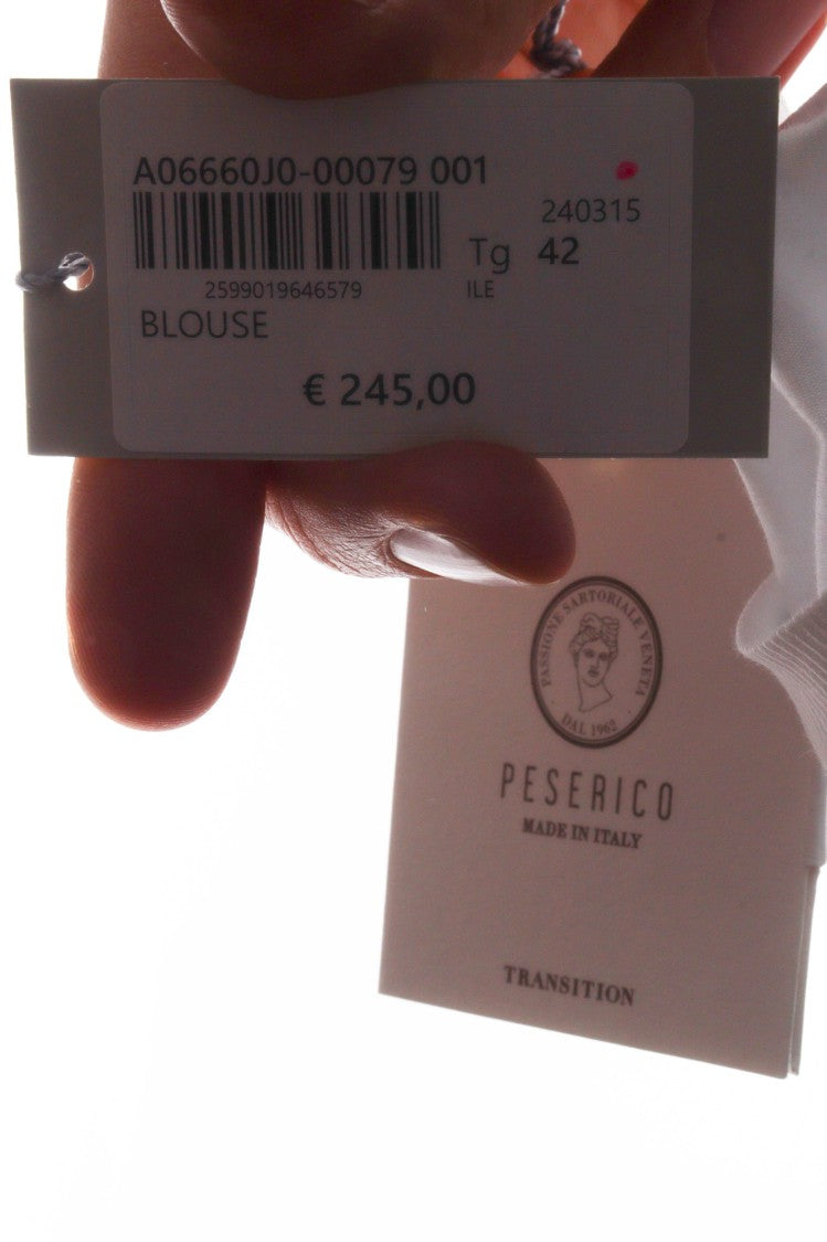 Peserico White Boxy Blouse