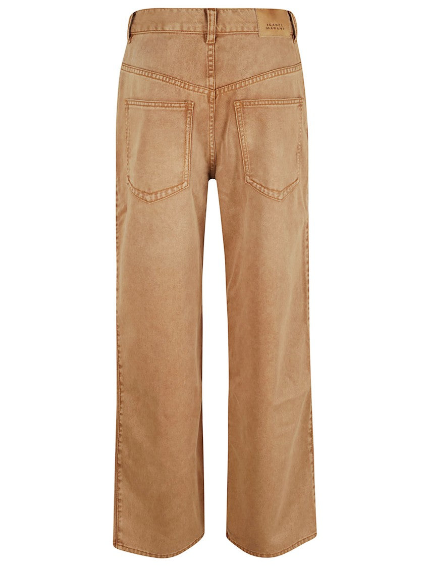 Isabel Marant Wide-Leg Trousers With Subtle Pleat Detail