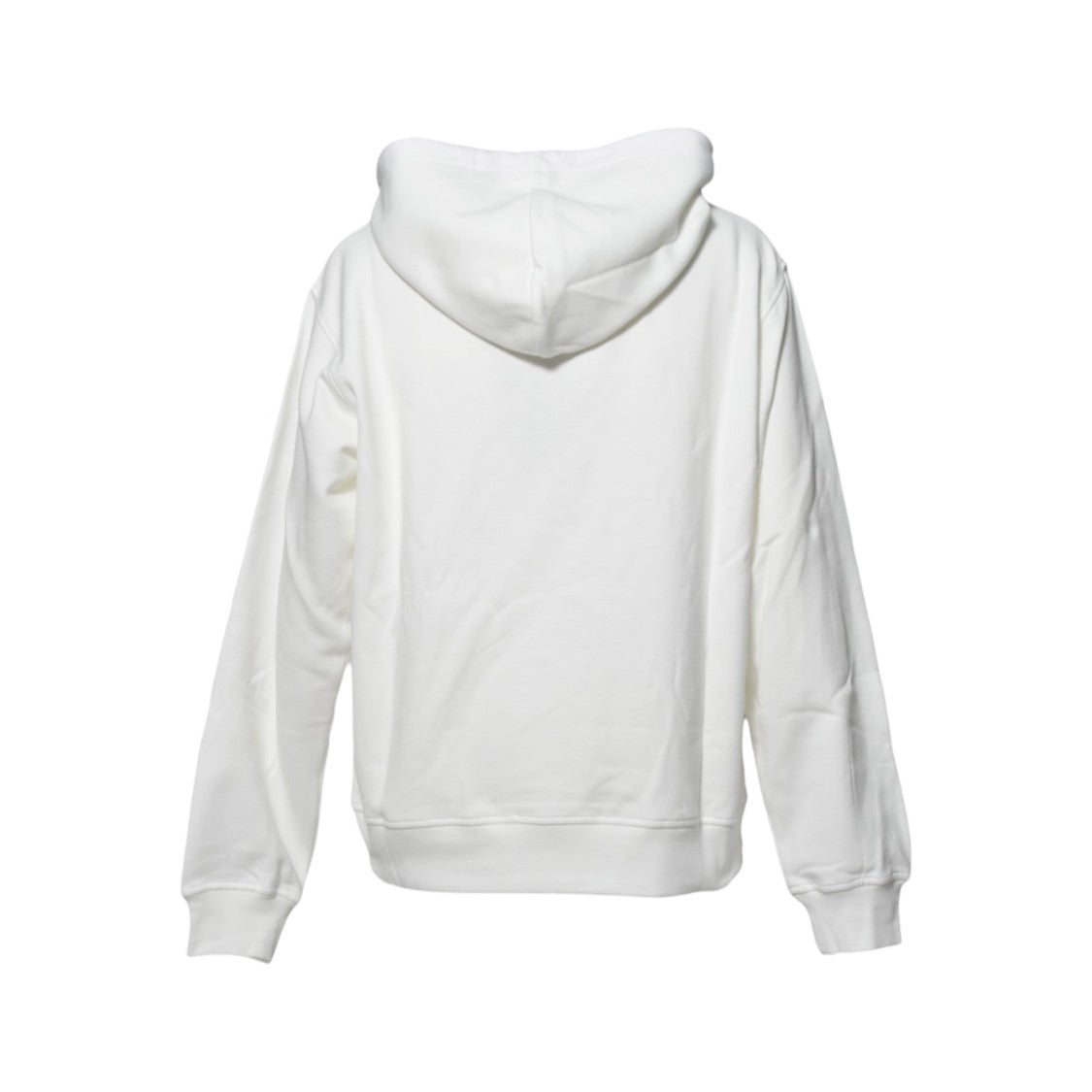 Marni White Organic Cotton Hoodie With Logo
