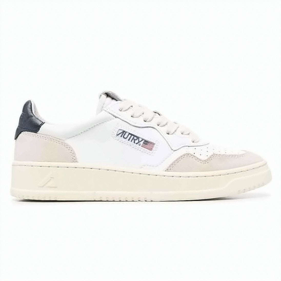 Autry Low-Top Sneakers With Smooth Leather Upper And Suede Overlays
