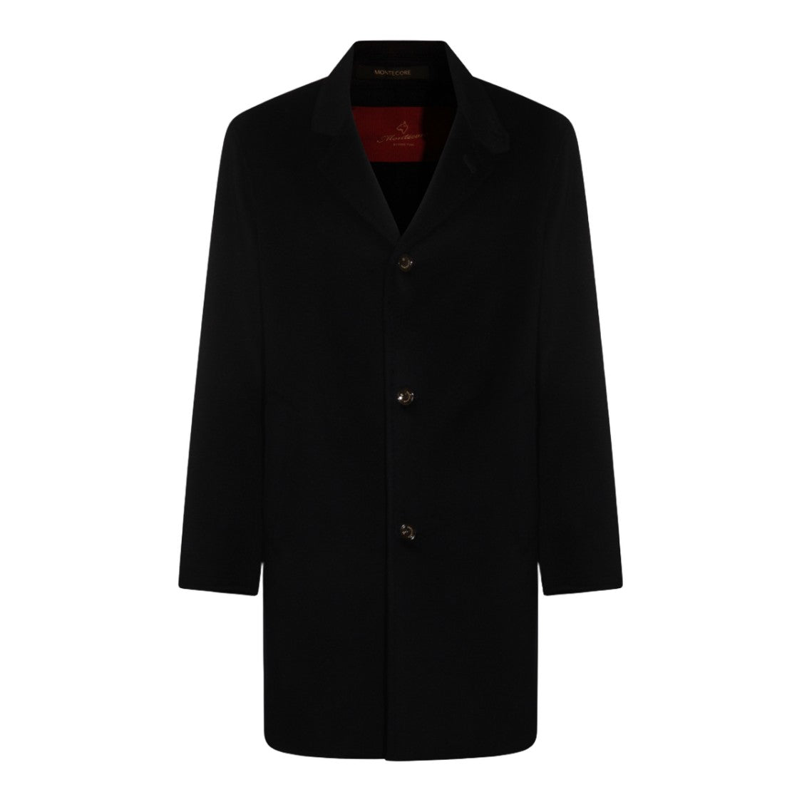 Montecore Classic Long Coat With Notched Collar