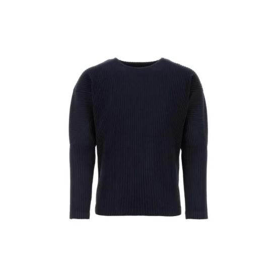 Homme Plissé Issey Miyake Finely Pleated Long-Sleeve T-Shirt