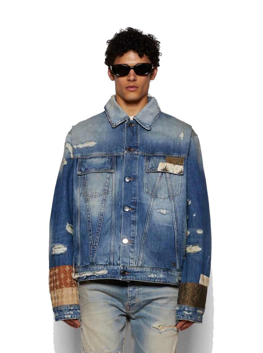 Amiri Quad Artpatch Trucker Nightshade