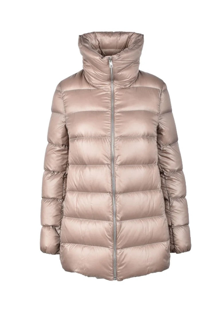 Annie Paris Zip Down Jacket - Beige
