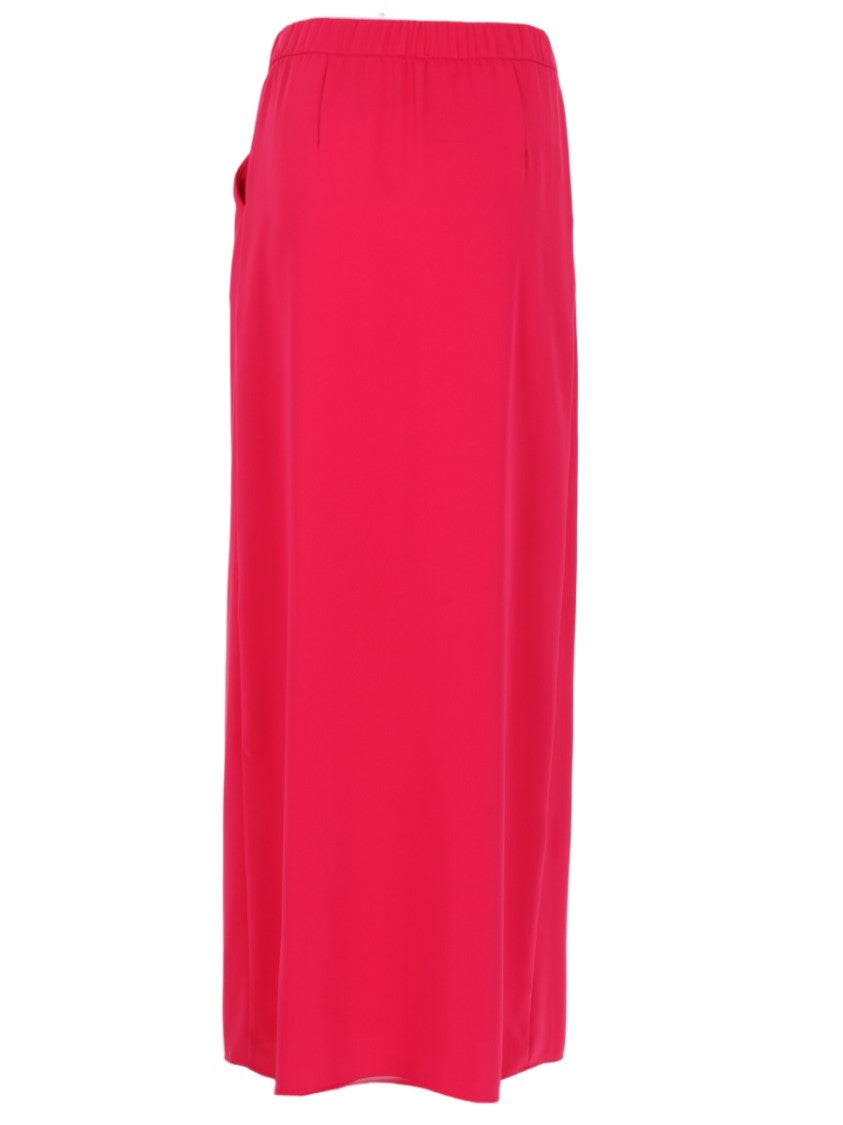 P.A.R.O.S.H. Midi Skirt With High Waist And Fabric Tie Detail