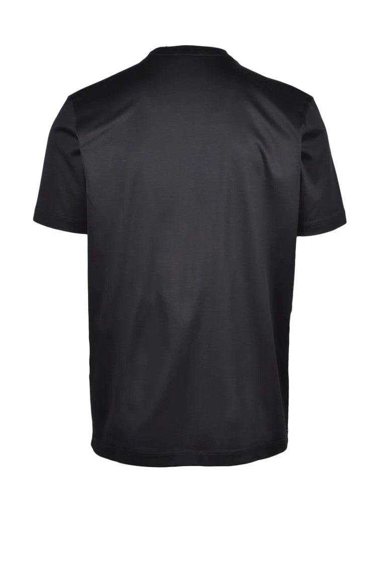 Paul & Shark Black/Gold Cotton T-Shirt