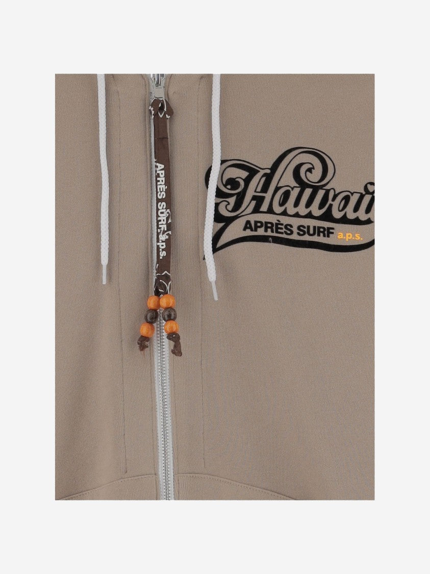 Apres Surf Cotton Blend Sweatshirt With Logo