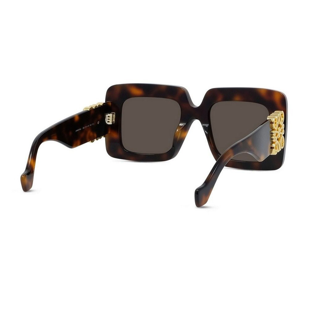 Loewe Anagram Oversized Square Sunglasses With Beveled Edges
