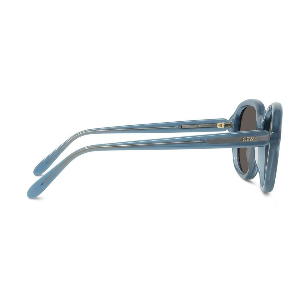 Loewe Slim Square Frame Sunglasses With Glossy Finish